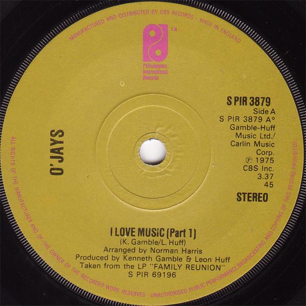 The O'Jays - I Love Music