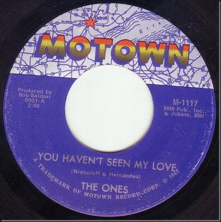 The Ones  - You Haven't Seen My Love / Happy Day