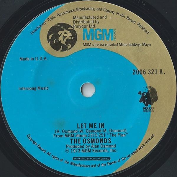 The Osmonds - Let Me In