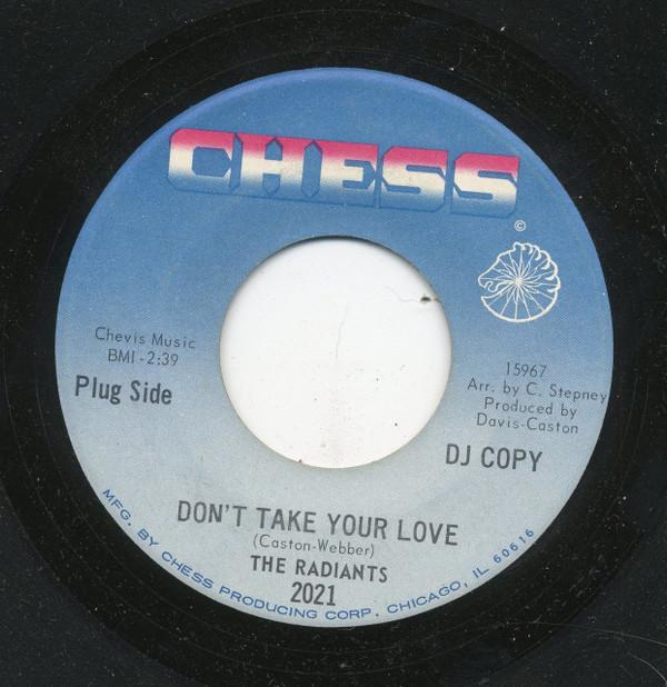The Radiants - Don't Take Your Love / The Clown Is Clever