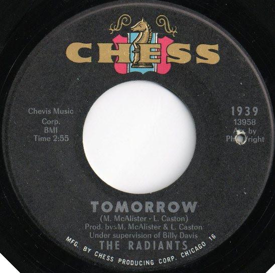 The Radiants - Tomorrow / Whole Lot Of Woman