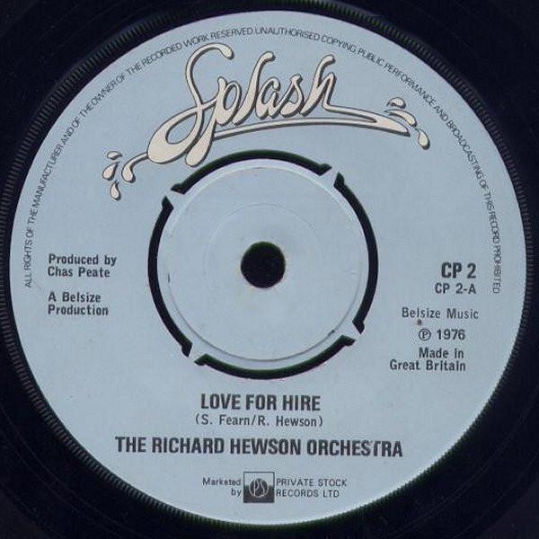 The Richard Hewson Orchestra - Love For Hire / Islands