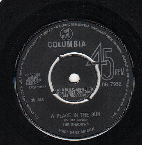 The Shadows - A Place In The Sun
