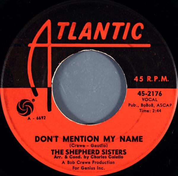 The Shepherd Sisters - Don't Mention My Name