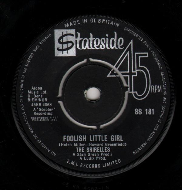 The Shirelles - Foolish Little Girl