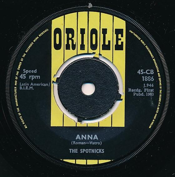 The Spotnicks - Anna