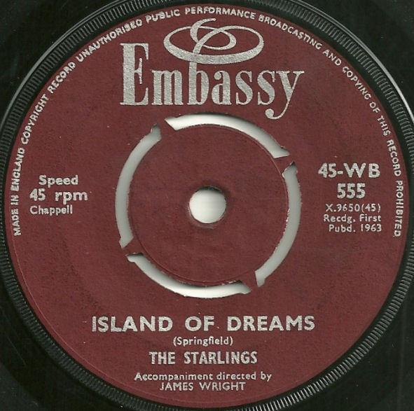 The Starlings, Kenny Bardell - Island Of Dreams / Say Wonderful Things