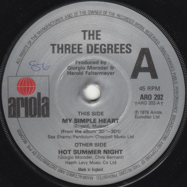 The Three Degrees - My Simple Heart