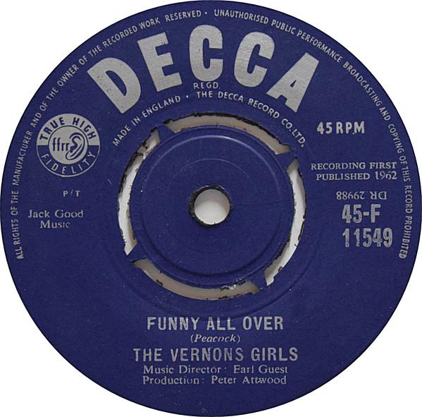 The Vernons Girls - Funny All Over