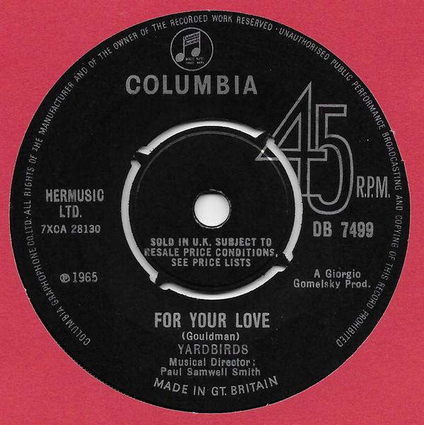 The Yardbirds - For Your Love