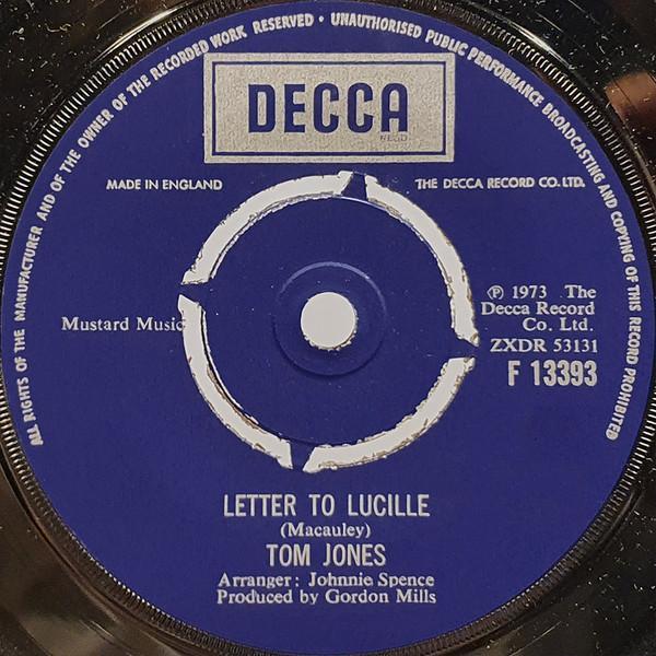 Tom Jones - Letter To Lucille