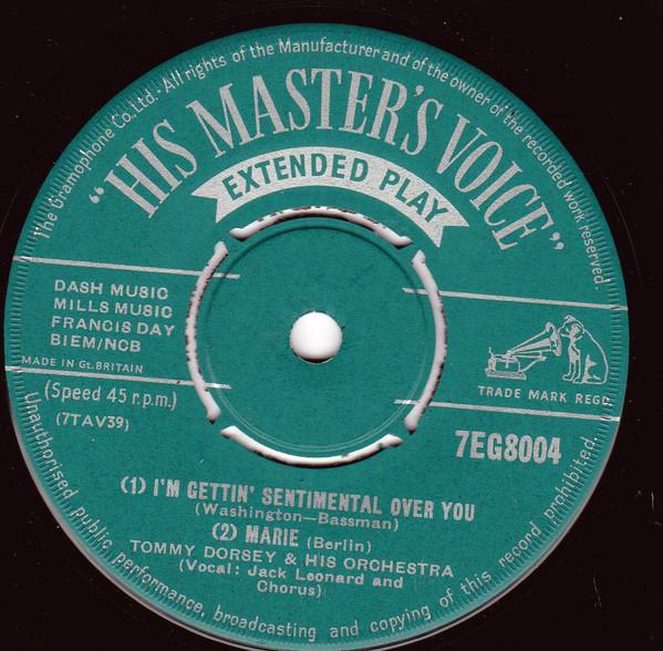 Tommy Dorsey And His Orchestra - I'm Getting Sentimental Over You