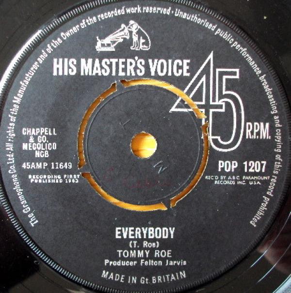 Tommy Roe - Everybody / There's A Great Day A-Coming