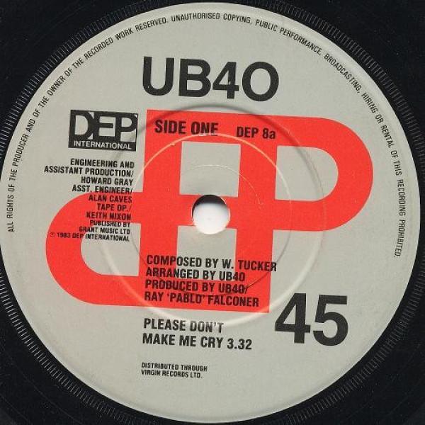 UB40 - Please Don't Make Me Cry