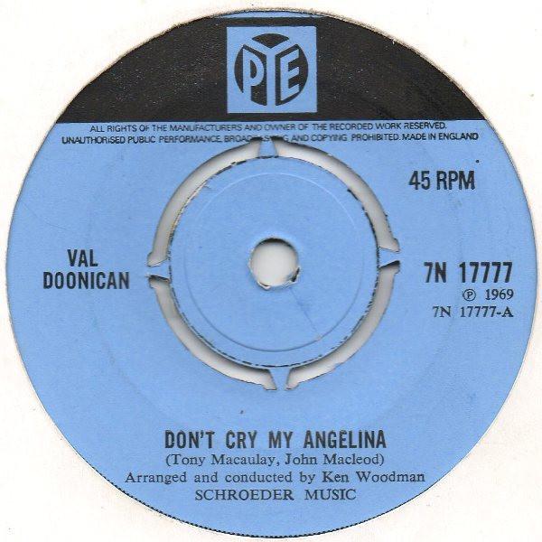 Val Doonican - Don't Cry My Angelina