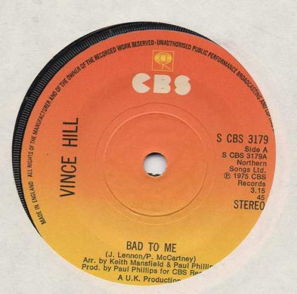 Vince Hill - Bad To Me
