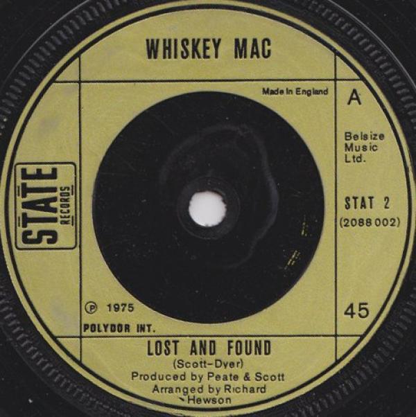 Whiskey Mac - Lost And Found