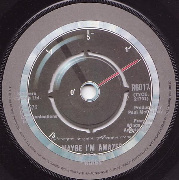 Wings  - Maybe I'm Amazed