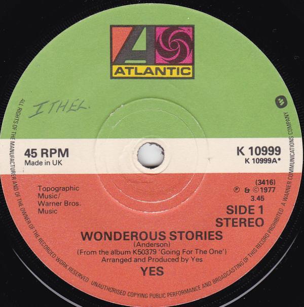 Yes - Wonderous Stories
