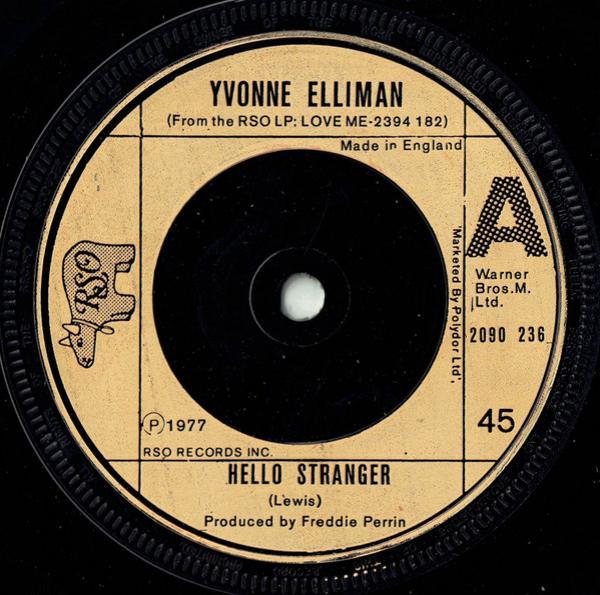 Yvonne Elliman - Hello Stranger